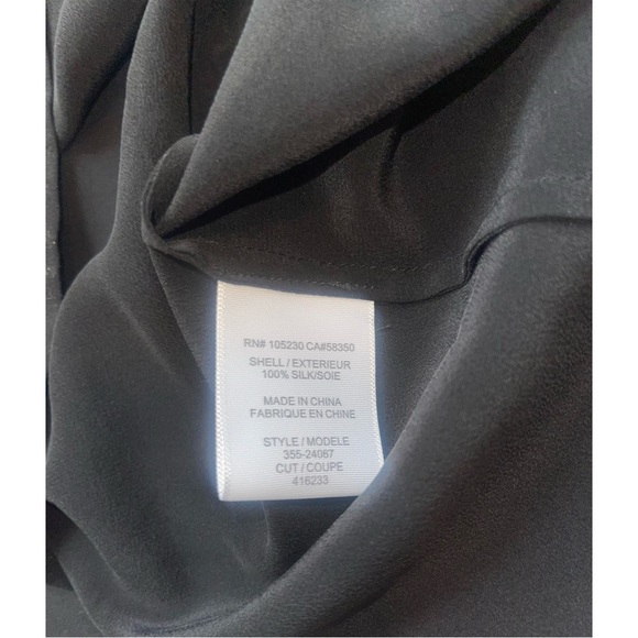 NWOT Joie Silk Aruna Blouse / Sleeveless Top , Black , Size XXS Never been Worn - Picture 7 of 7